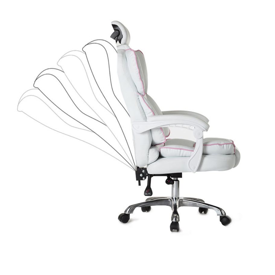 Ghế streamer ghế làm việc Jiayou JY807 da PU ngả lưng 130 độ