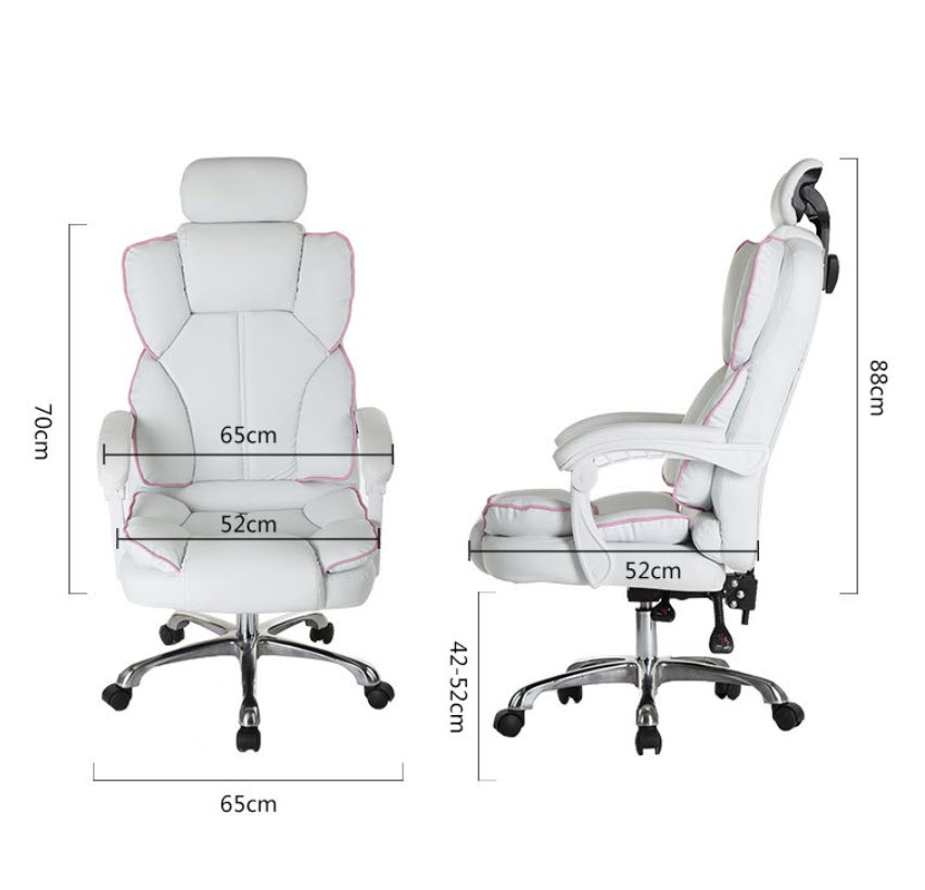 Ghế streamer ghế làm việc Jiayou JY807 da PU ngả lưng 130 độ
