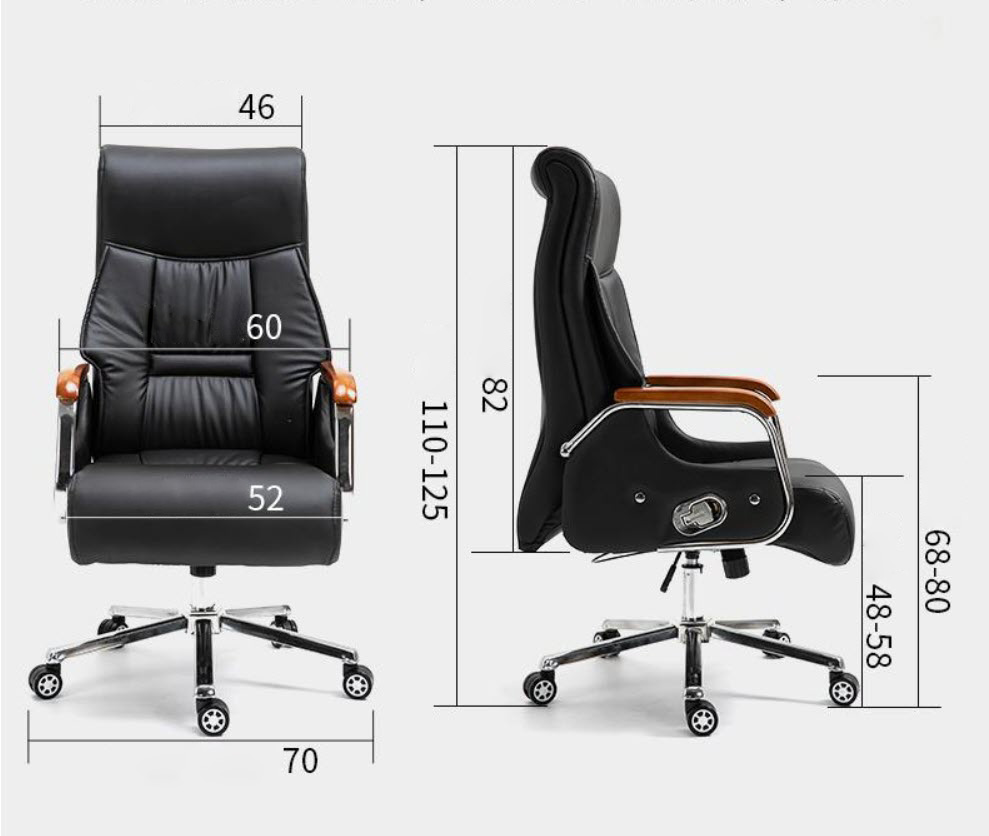 Ghế CEO ghế làm việc Jiayou JY902 da Bò ngả lưng 135 độ