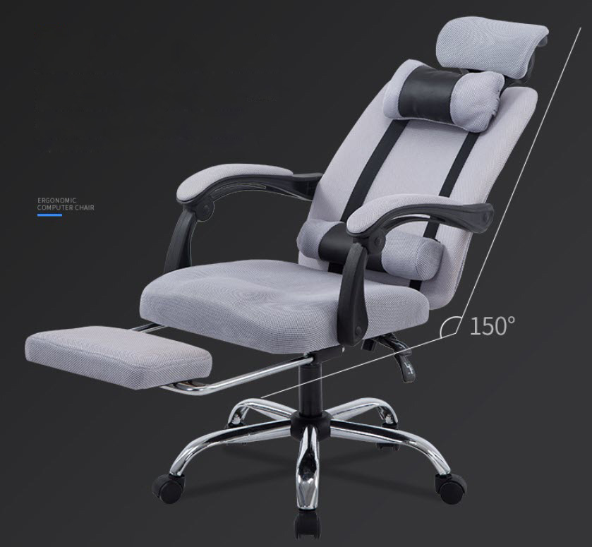 Ghế văn phòng ghế làm việc Jiayou JY6028 gác chân ngả lưng 150 độ