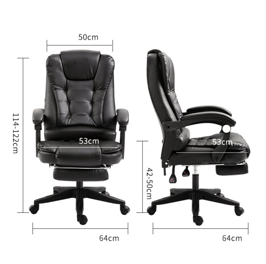 Ghế văn phòng ghế làm việc Jiayou JY698 gác chân ngả lưng 140 độ
