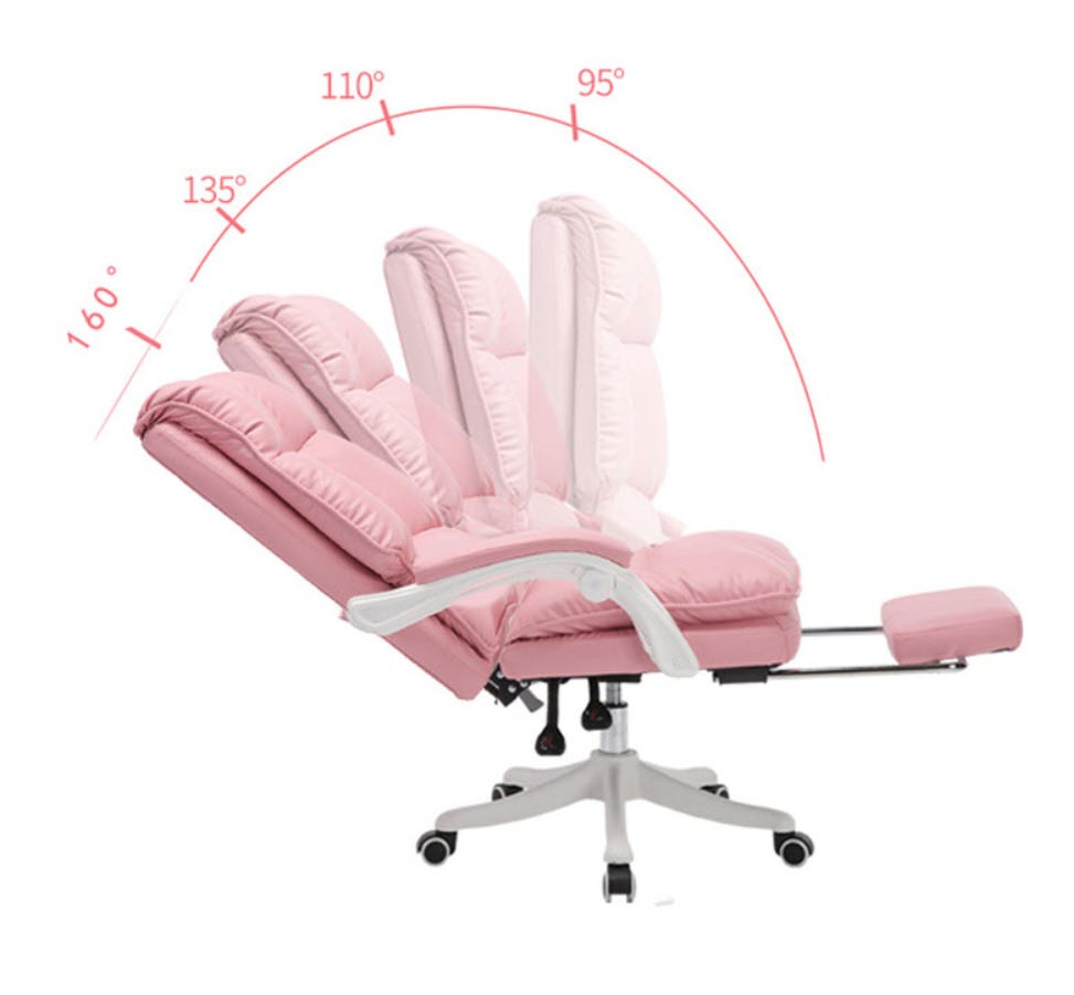 Ghế streamer ghế làm việc Jiayou JY6980 gác chân ngả lưng 160 độ