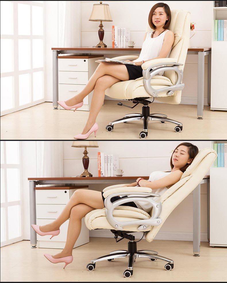 Ghế CEO ghế làm việc da Bò Jiayou JY504 ngả lưng 160 độ