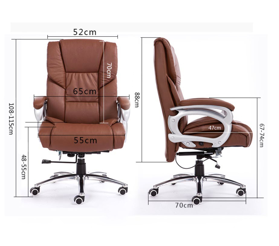 Ghế CEO ghế làm việc da Bò Jiayou JY504 ngả lưng 160 độ