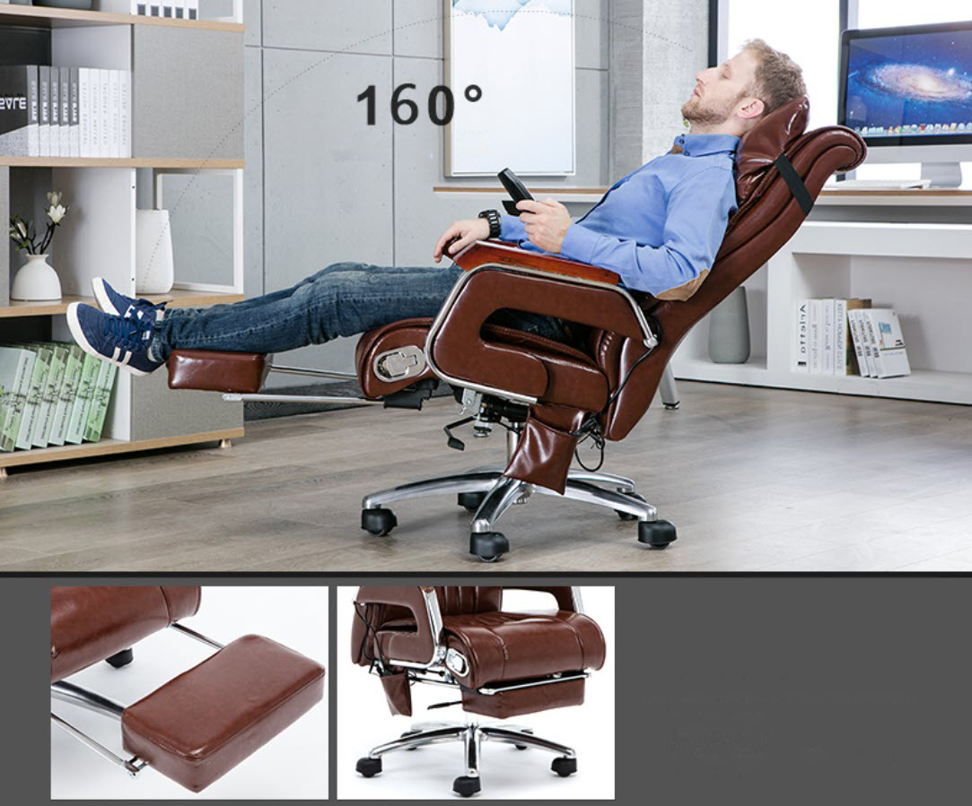 Ghế CEO ghế làm việc da Bò Jiayou JY518 ngả lưng 160 độ