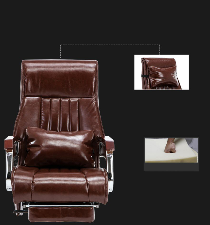 Ghế CEO ghế làm việc da Bò Jiayou JY518 ngả lưng 160 độ