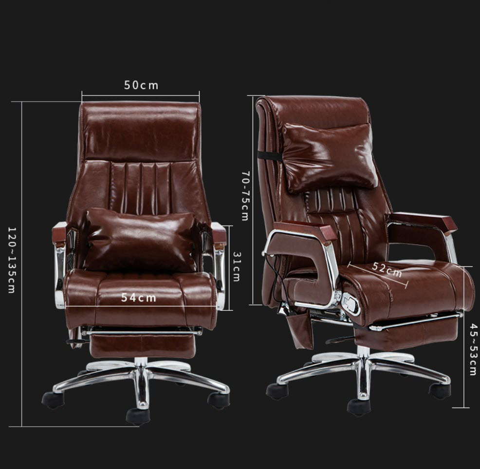 Ghế CEO ghế làm việc da Bò Jiayou JY518 ngả lưng 160 độ
