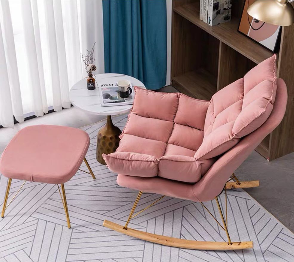 Ghế sofa bập bênh ghế thư giãn Jiayou JY1018 ngả lưng 140 độ có gác chân