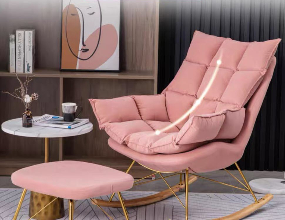 Ghế sofa bập bênh ghế thư giãn Jiayou JY1018 ngả lưng 140 độ có gác chân