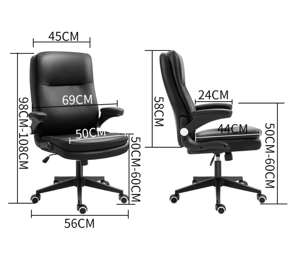 Ghế văn phòng ghế làm việc Jiayou JY6034 ngả lưng 30 độ tay vịn di động