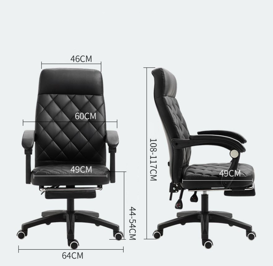 Ghế văn phòng ghế CEO chân xoay Jiayou JY168 ngả lưng 130 độ