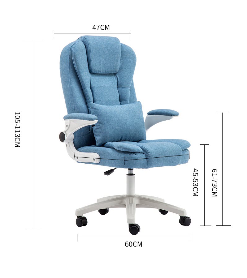 Ghế văn phòng ghế CEO chân xoay Jiayou JY1680 tay vịn di động