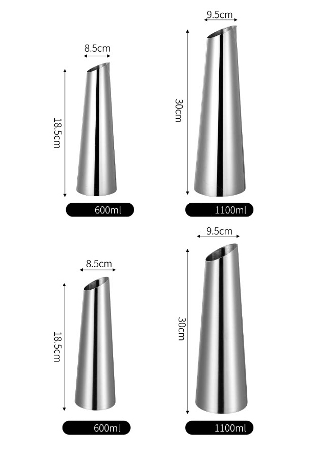 Bình rót rượu tây inox 304 cho nhà hàng quán bar Millai ML2425