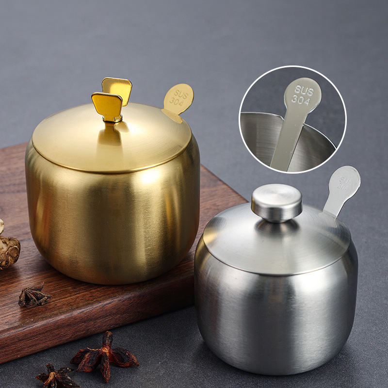 Hũ đựng gia vị inox cho nhà hàng khách sạn gia đình OEM CM5151
