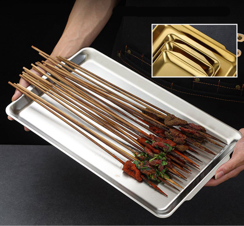 Dĩa inox đựng thức ăn topping BBQ đồ nướng topping lẩu OEM CM5415