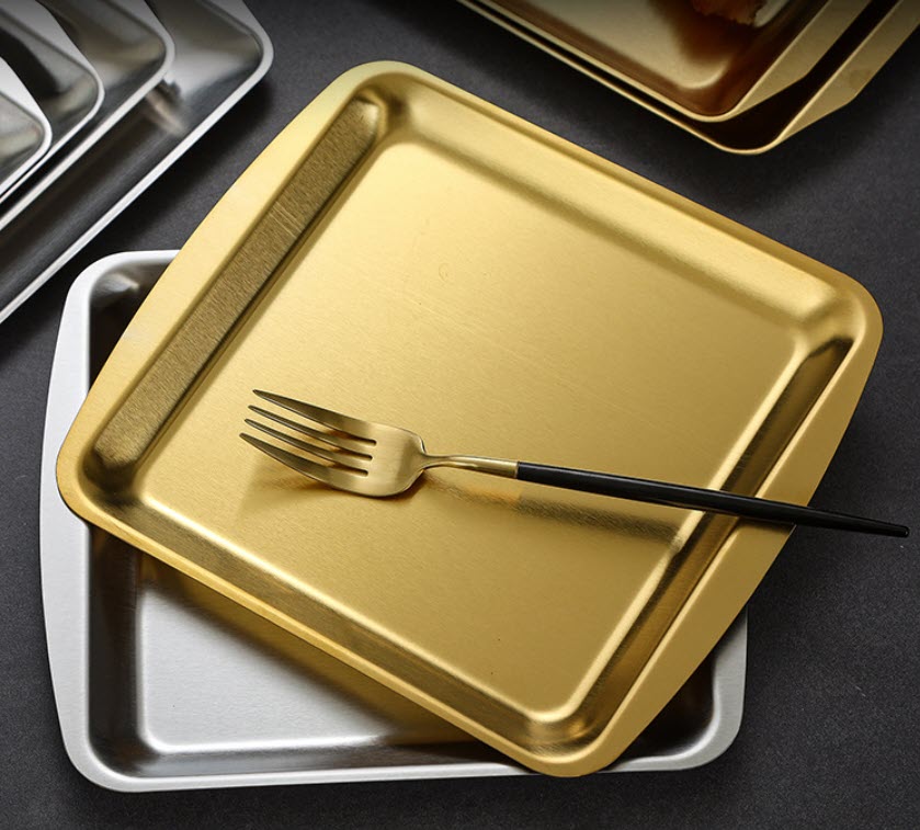 Dĩa inox đựng thức ăn topping BBQ đồ nướng topping lẩu OEM CM5415