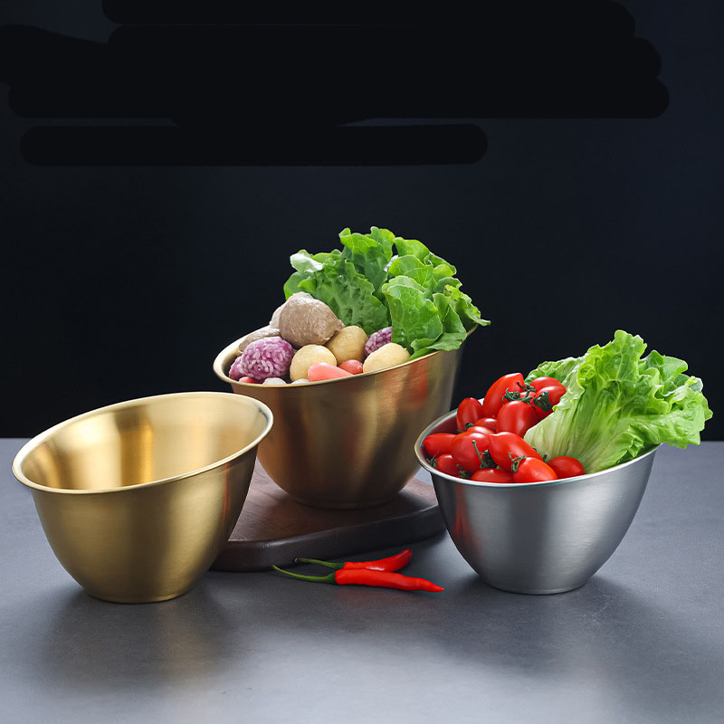 Tô inox thố inox đựng salad rau củ quả OEM CM51515