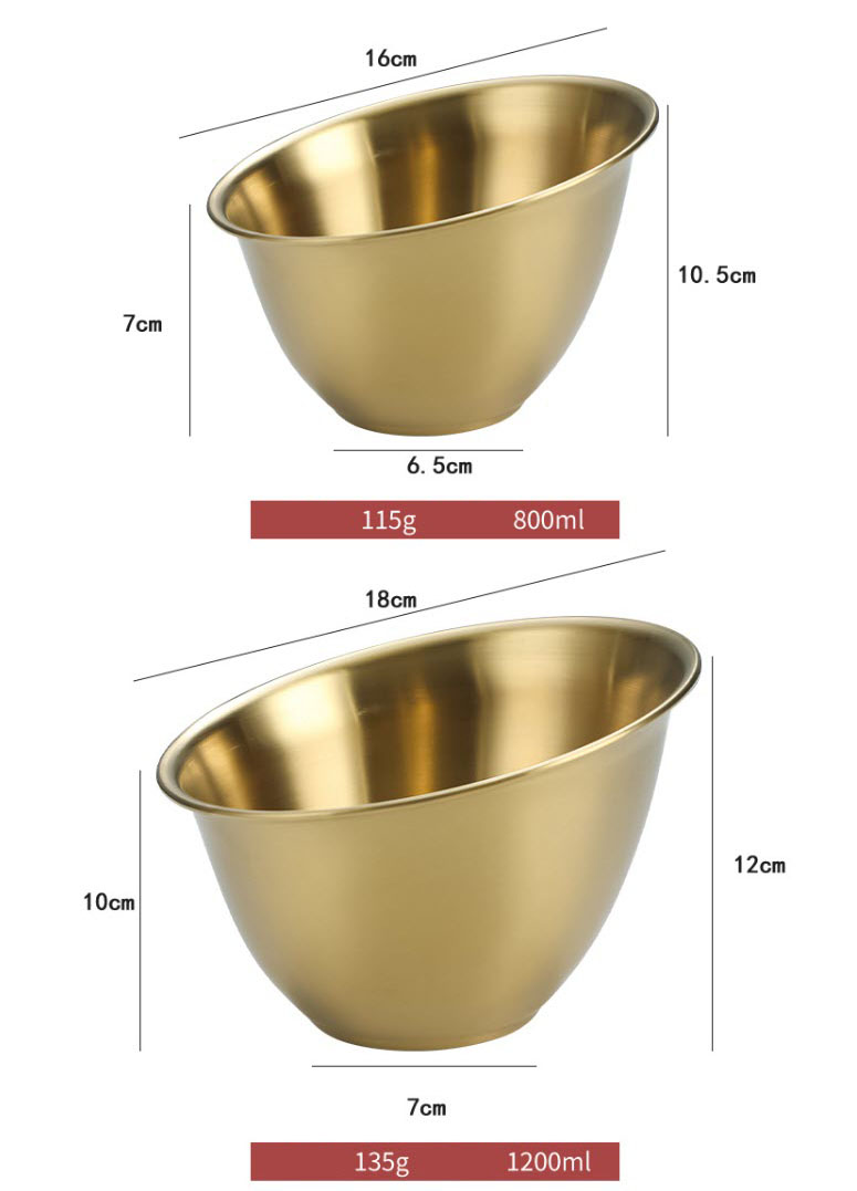Tô inox thố inox đựng salad rau củ quả OEM CM51515