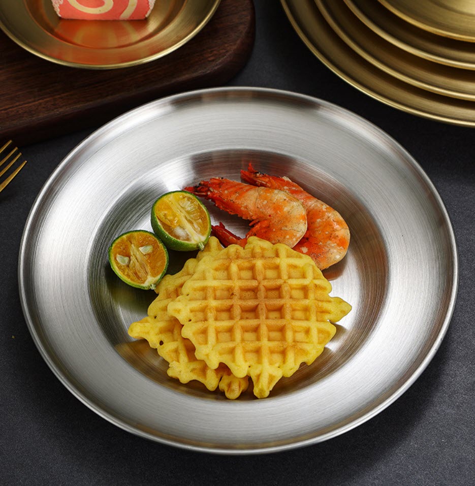 Dĩa inox đựng thức ăn Pasta Spaghetti Salad OEM CM115