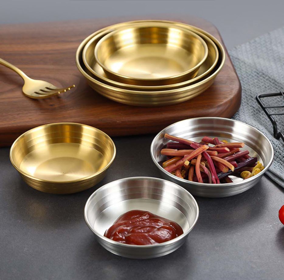 Chén inox đựng Kim Chi nước Sốt nguyên liệu nấu ăn OEM CM014