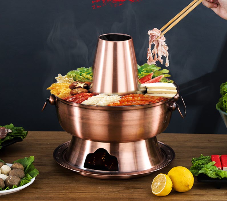 Nồi lẩu cổ điển dùng than cho nhà hàng OEM LP304C