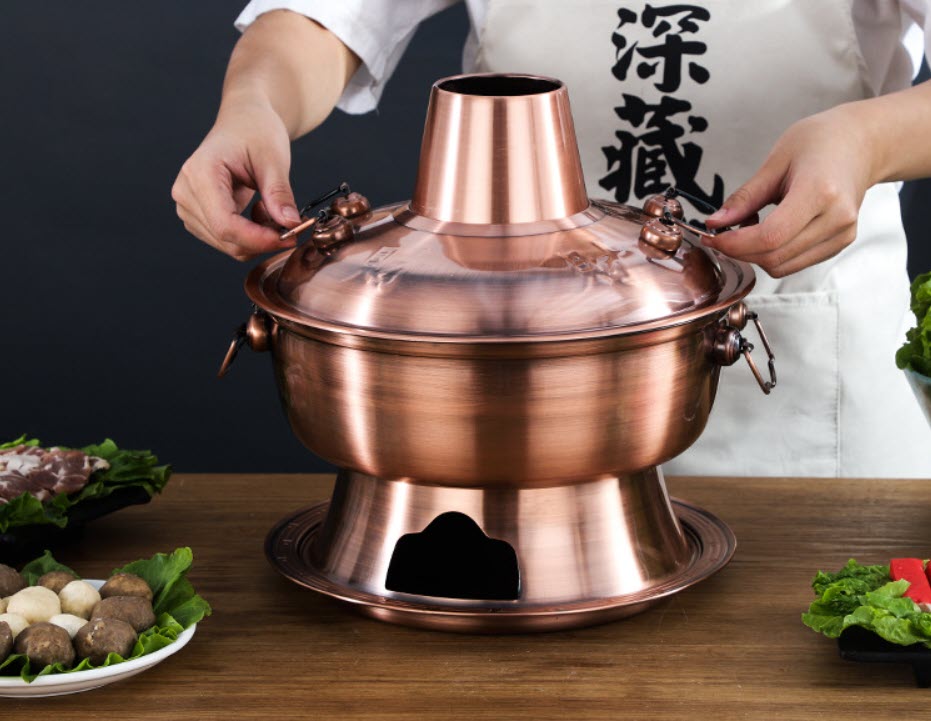 Nồi lẩu cổ điển dùng than cho nhà hàng OEM LP304C