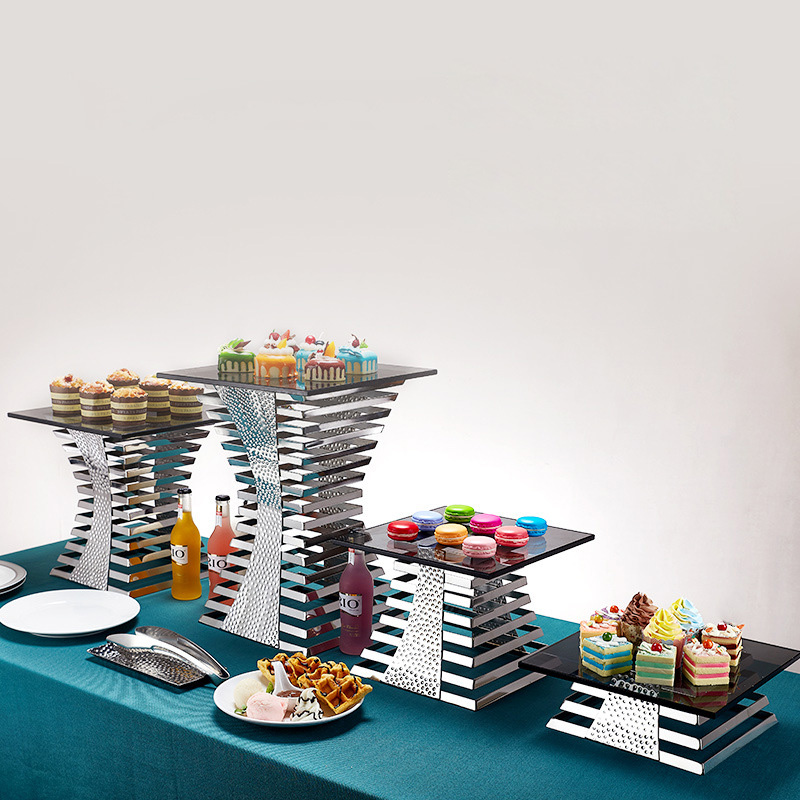 Kệ trưng bày bánh kẹo sushi buffet OEM JD0023