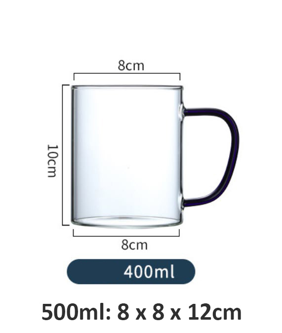 Ly thủy tinh chịu nhiệt 400-500ml OEM GX007