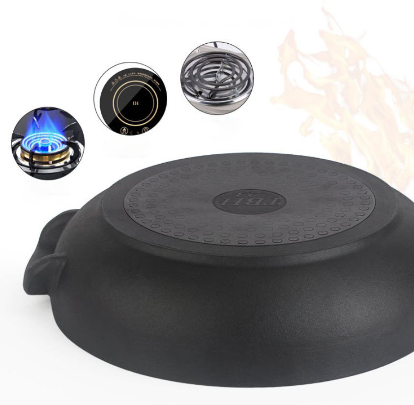 Bộ nồi lẩu khô kèm bếp cồn hợp kim nhôm OEM CD001