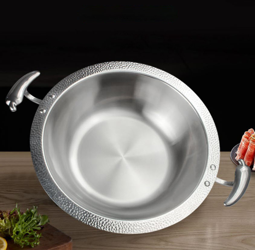 Nồi lẩu inox 304 cao cấp size 26-40cm OEM MF65212