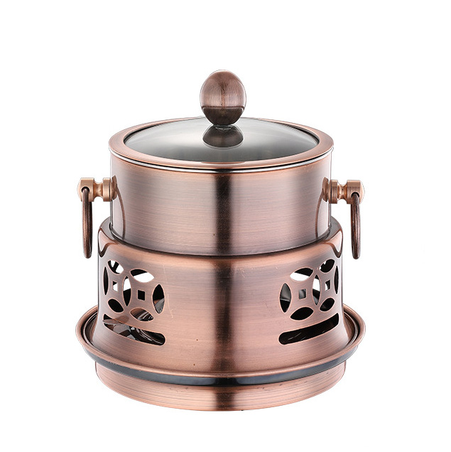 Nồi lẩu 1 người cổ điển inox 304 OEM YD13186A