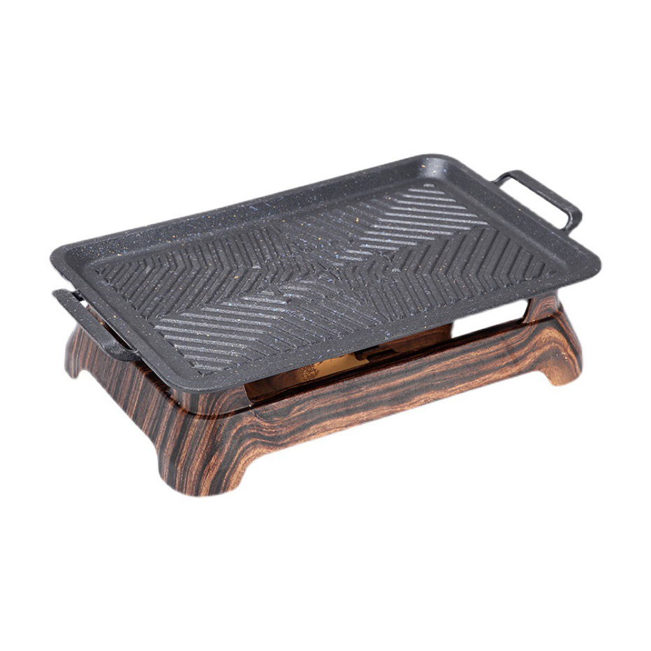Bếp nướng cồn bộ vỉ nướng kèm bếp cồn bếp nướng thịt bbq OEM YX64138