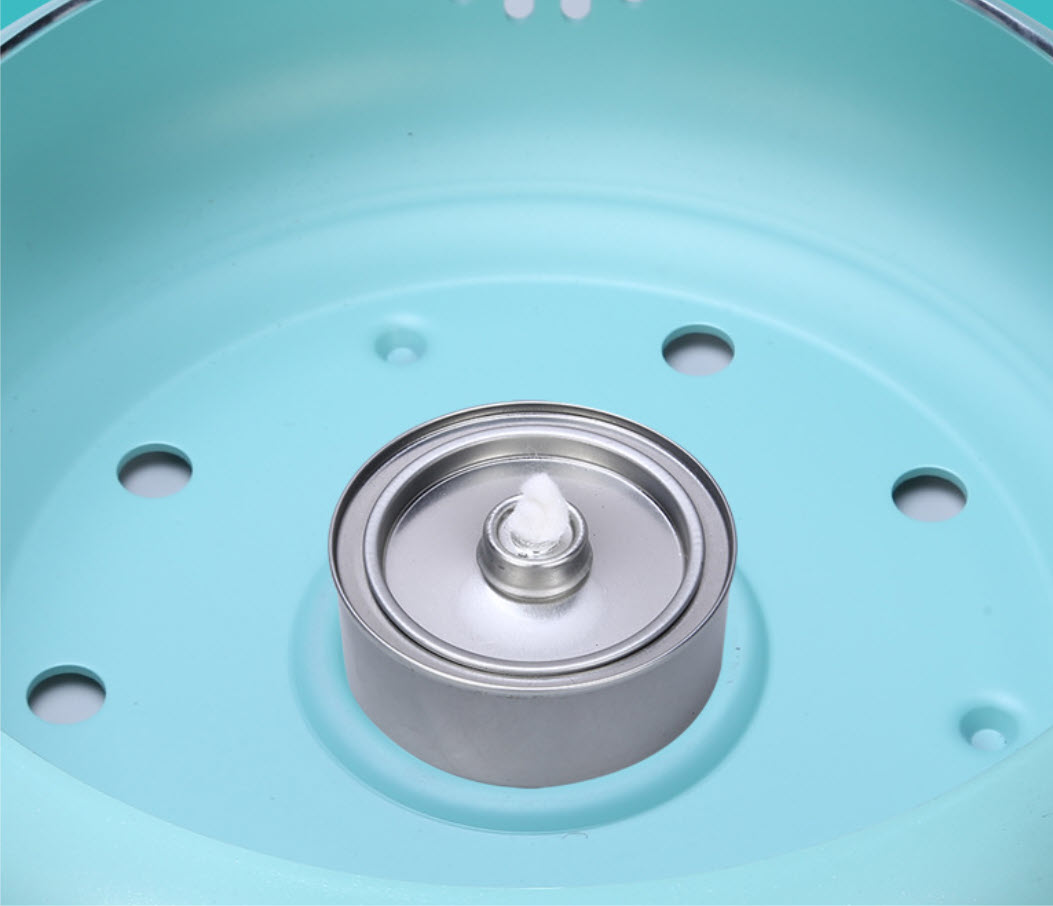 Nồi lẩu khô bếp cồn inox 304 mạ vàng OEM SS860