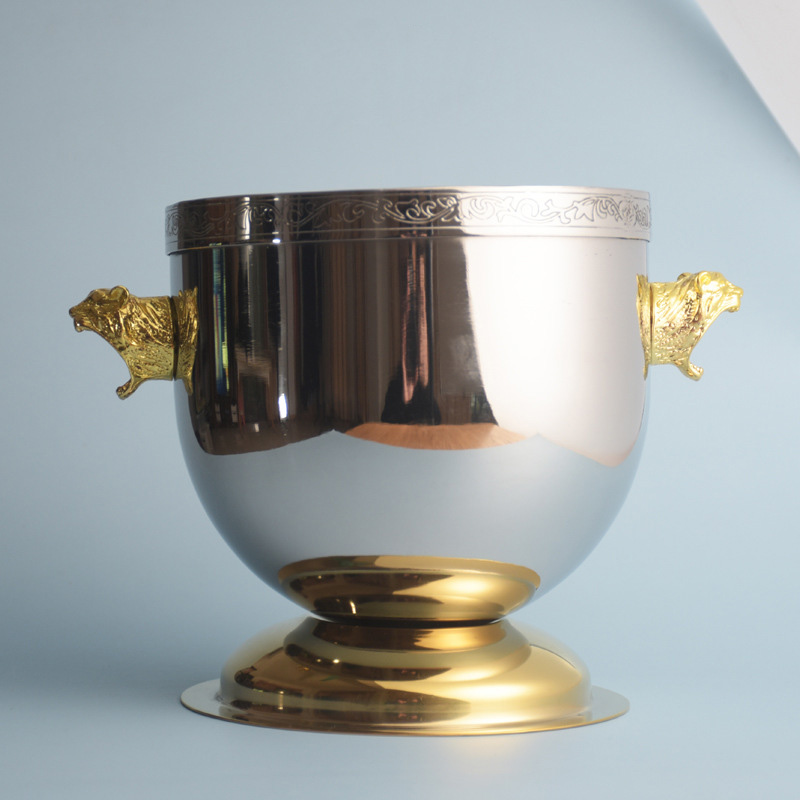 Xô đá inox Lion Bucket OEM QH010