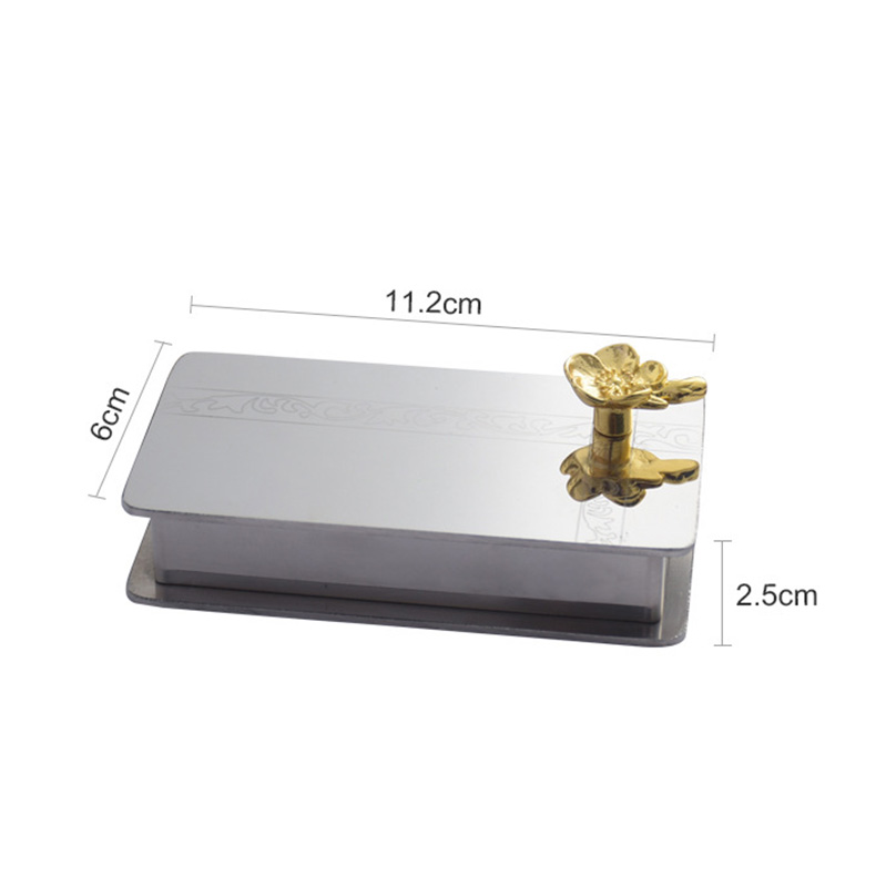 Hộp đựng tăm inox nắp lật OEM QH011