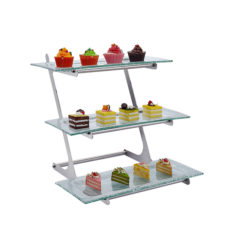 Kệ trưng bánh kẹo sushi Buffet Khách Sạn OEM JD0047
