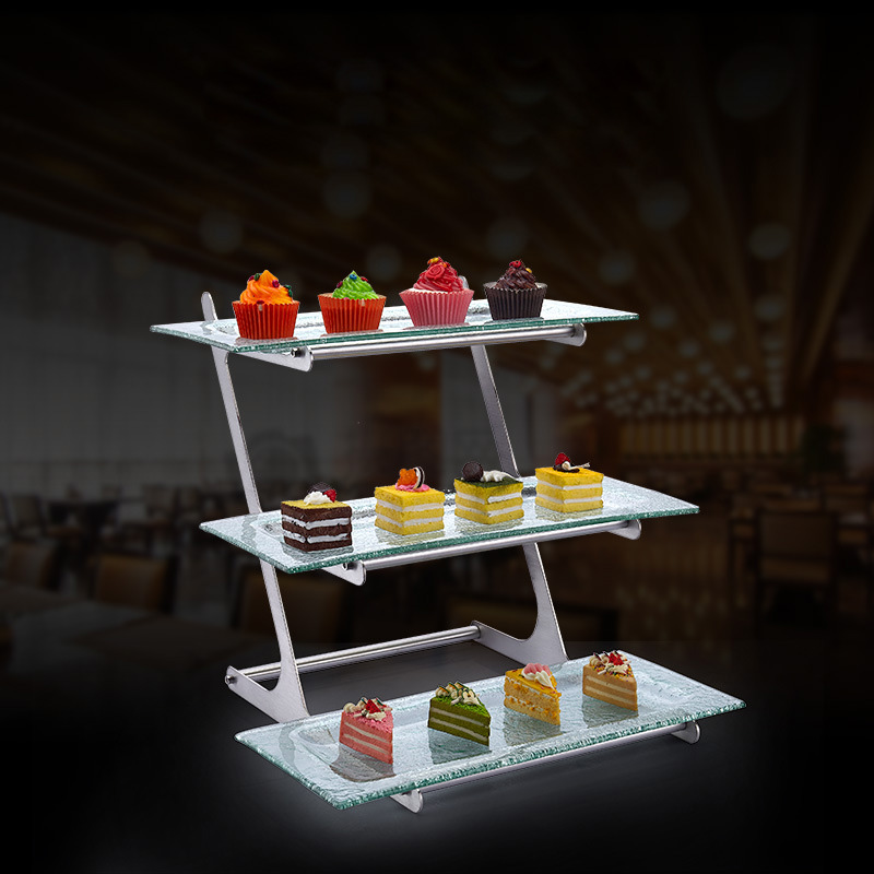 Kệ trưng bánh kẹo sushi Buffet Khách Sạn OEM JD0047
