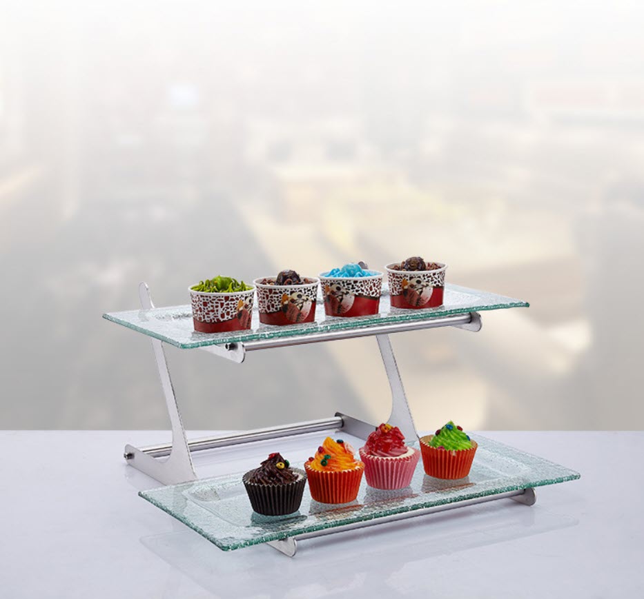 Kệ trưng bánh kẹo sushi Buffet Khách Sạn OEM JD0047