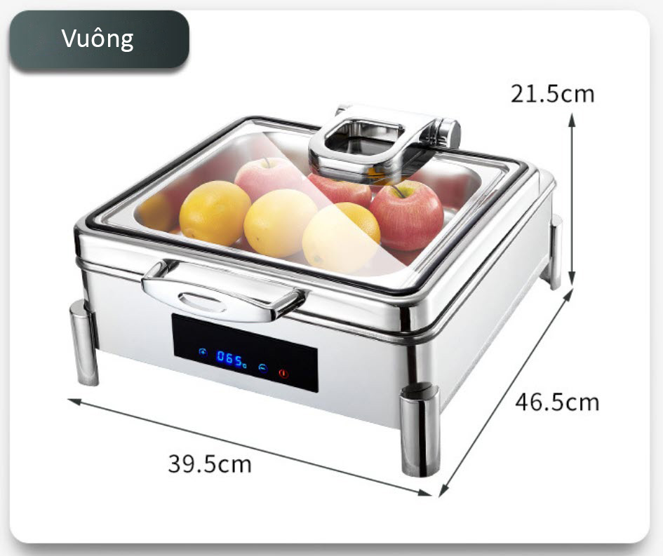 Nồi hâm nóng thức ăn Buffet cảm ứng dùng điện OEM JDX304