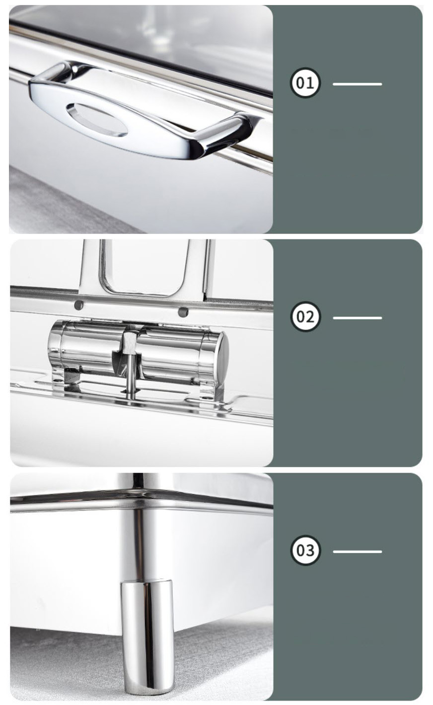 Nồi hâm nóng thức ăn Buffet cảm ứng dùng điện OEM JDX304