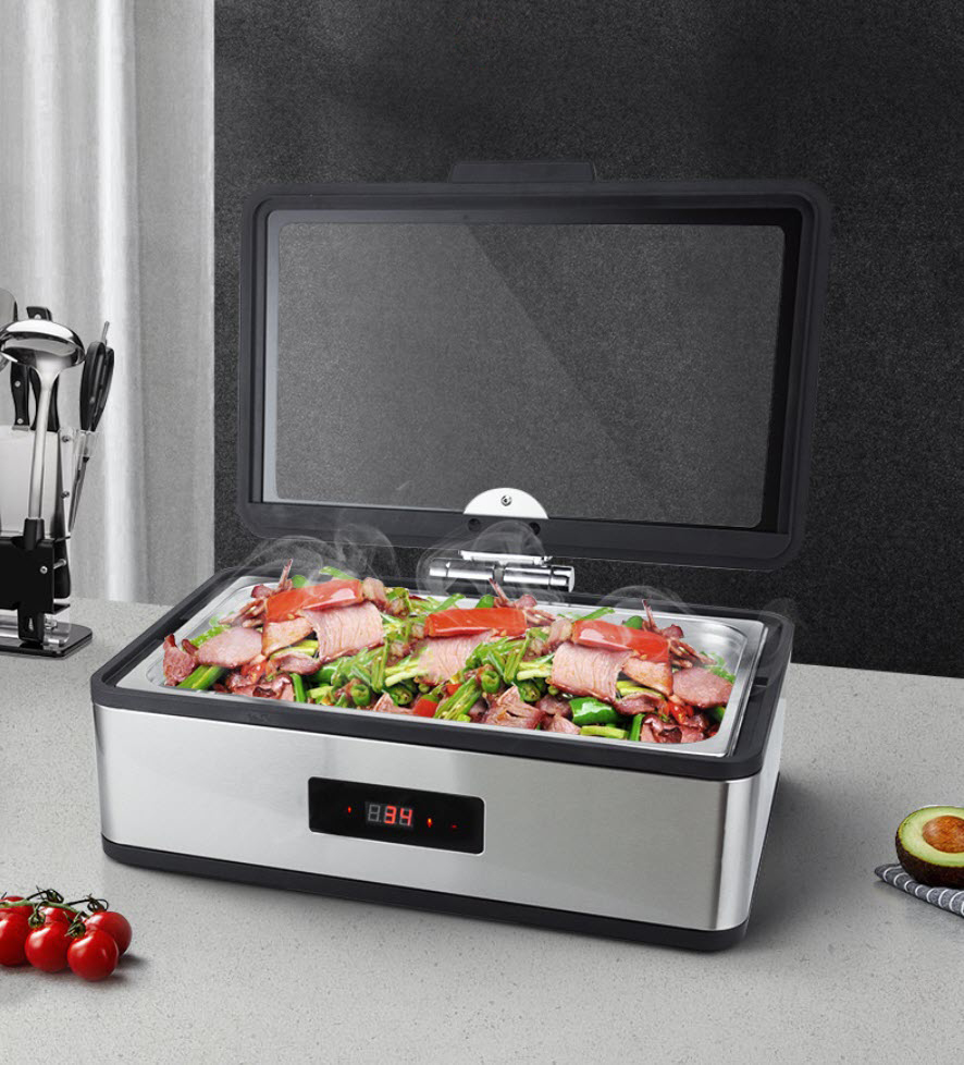 Nồi hâm nóng thức ăn dimsum buffet OEM JD0013