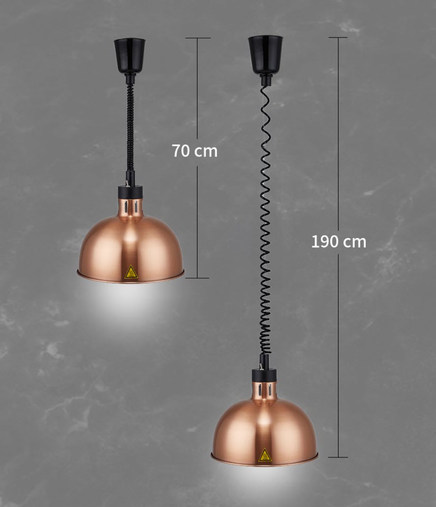 Đèn hâm nóng thức ăn dạng treo cho Nhà Hàng buffet OEM X3041