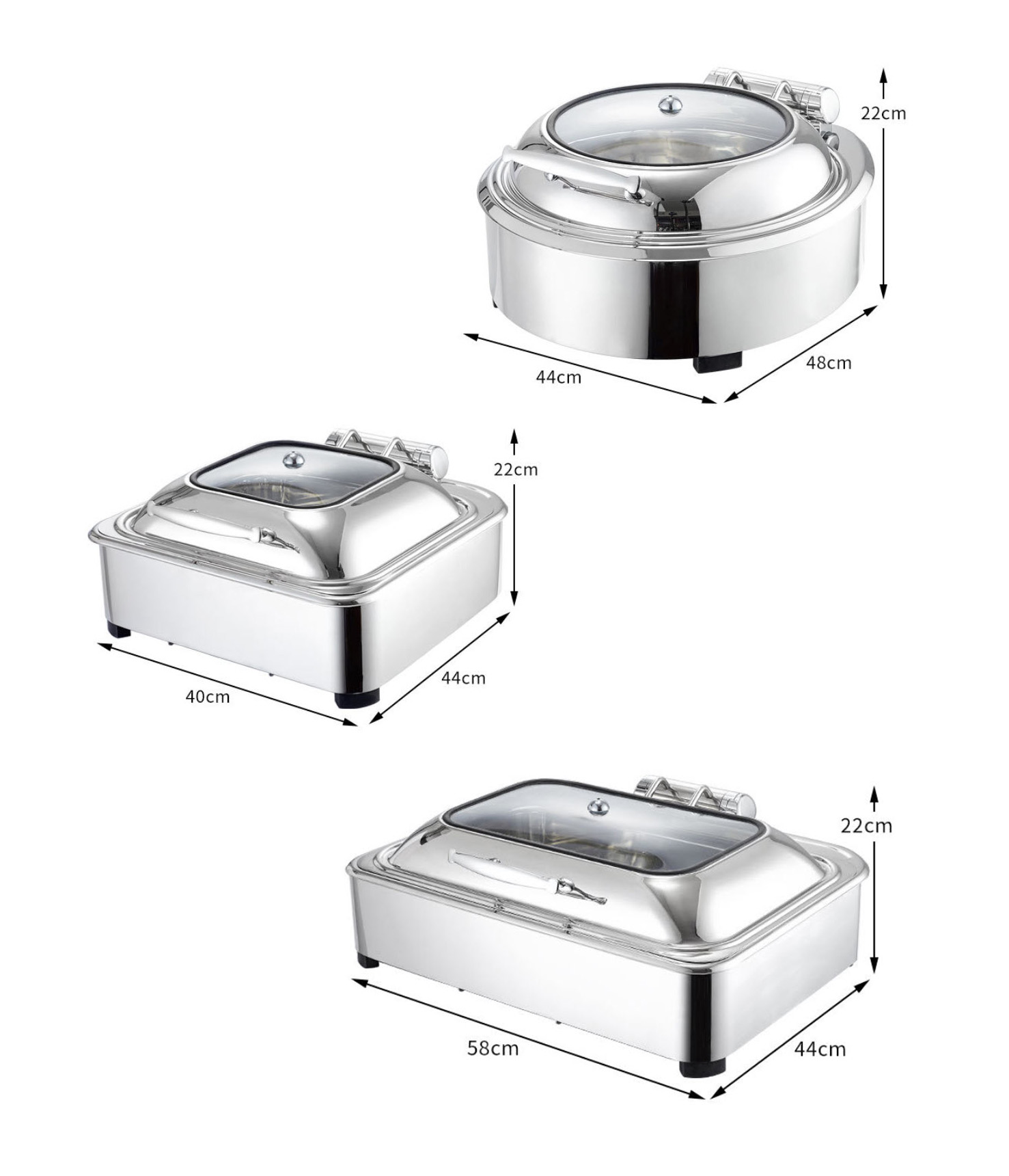 Nồi hâm nóng thức ăn buffet dùng điện OEM S201
