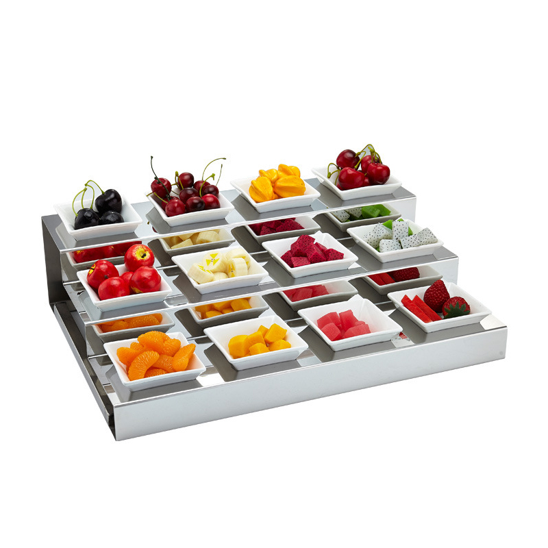 Khay đựng gia vị mứt khô buffet nhiều ngăn OEM JD5420