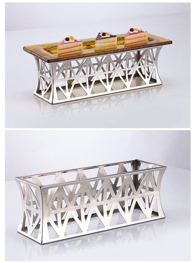Kệ trưng bày bánh kẹo sushi buffet 4 tầng OEM JD0091