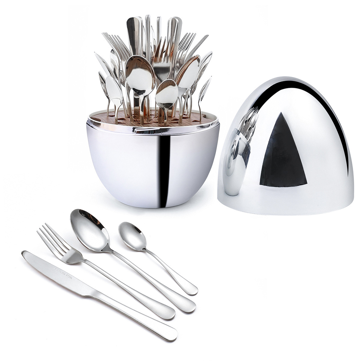 Set dao muỗng nĩa 24 món cho bàn ăn OEM JM001
