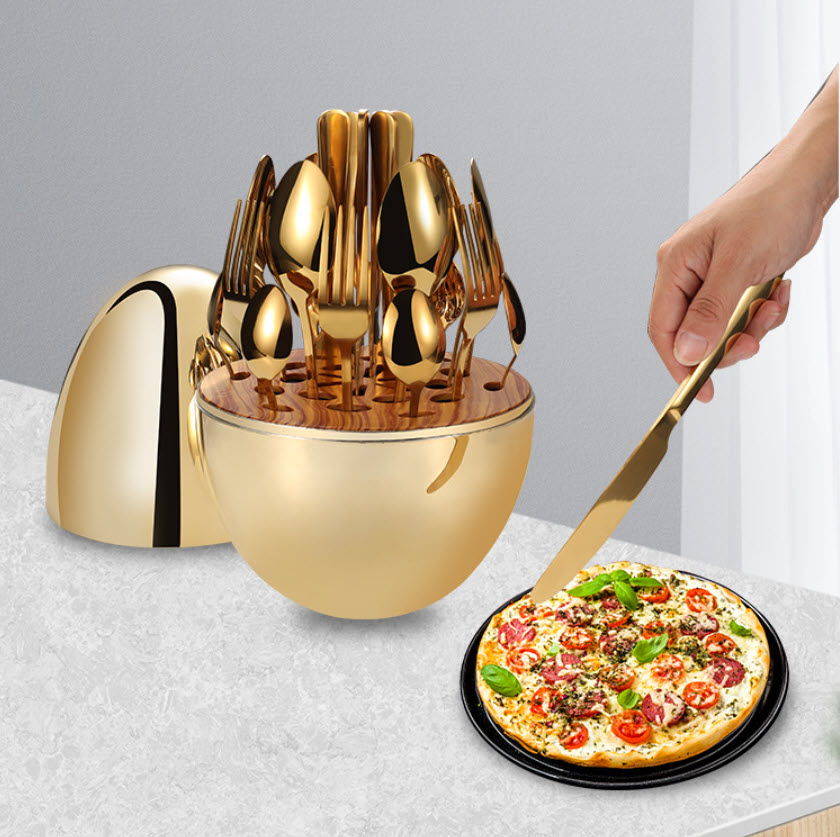 Set dao muỗng nĩa 24 món cho bàn ăn OEM JM001