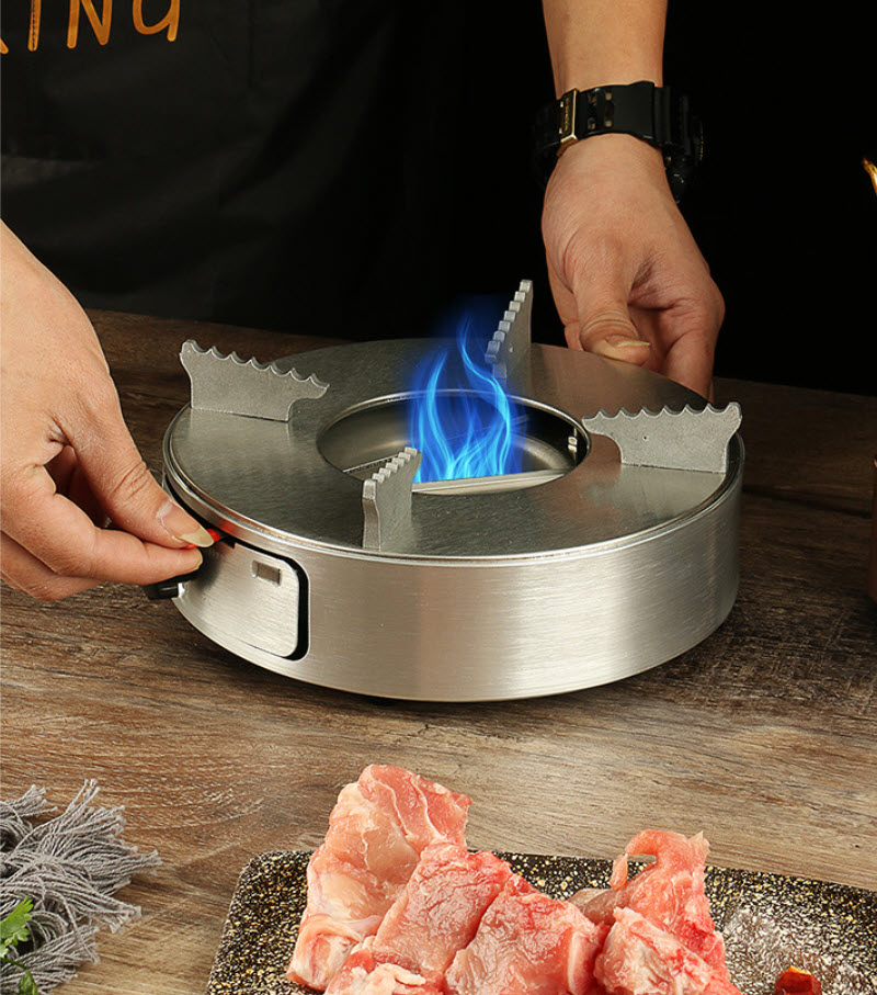 Bếp cồn inox cao cấp cho Nhà Hàng Khách Sạn OEM ZK005