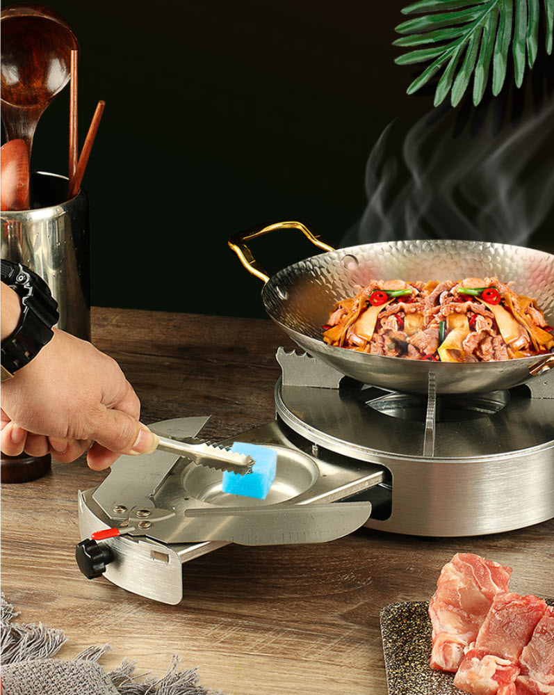 Bếp cồn inox cao cấp cho Nhà Hàng Khách Sạn OEM ZK005