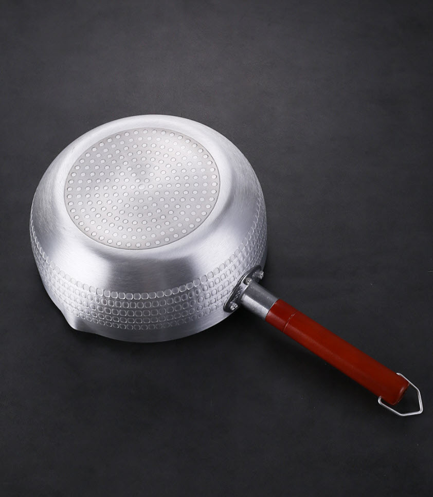 Nồi nhôm Japanese style 1 tay cầm nấu soup nấu mì Ramen OEM ZK012
